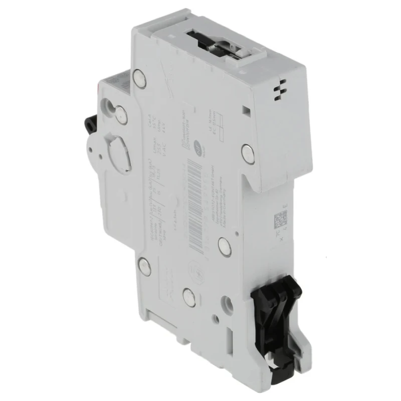 ABB Miniature Circuit Breaker 1-Pole, 4A, Type C, Rated 253V AC, 72V DC, Breaking Capacity 10kA 2CDS271001R0044 S201M-C4