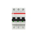 ABB System Pro M Compact S200M Miniature Circuit Breaker, 3-Pole, 63A, Type C, 440V AC, 125V DC 2CDS273001R0634 S203M-C63