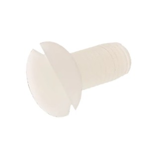 RS PRO Slot Countersunk Nylon Machine Screw 12 mm M5 232-6962