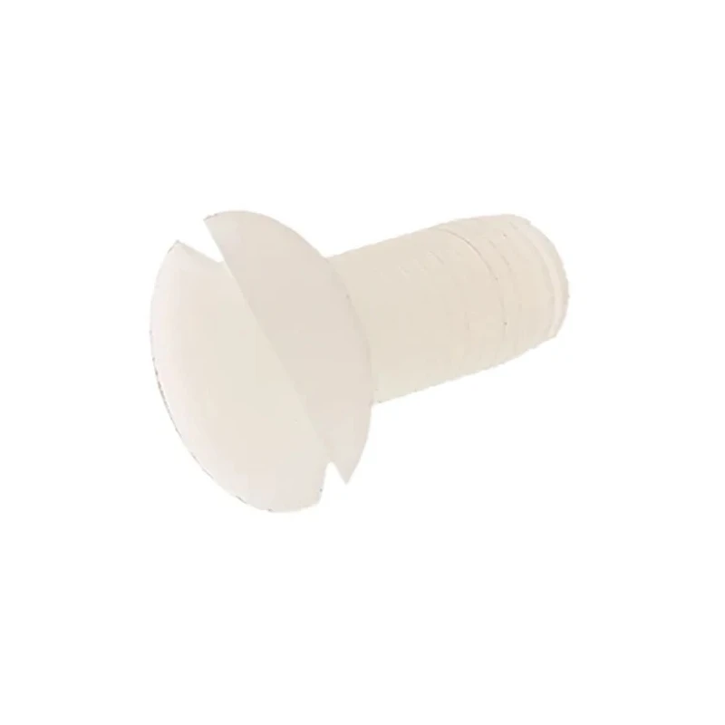RS PRO Slot Countersunk Nylon Machine Screw 12 mm M5 232-6962