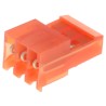 TE Connectivity 3-Way Shrouded Female IDC Connector for Cable, 1 Row, 5A, 250V AC, 2.54mm Pitch, MTA-156 Series 3-640440-3