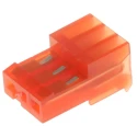 TE Connectivity 3-Way Shrouded Female IDC Connector for Cable, 1 Row, 5A, 250V AC, 2.54mm Pitch, MTA-156 Series 3-640440-3