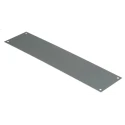 RS PRO Aluminium Screw Push Plate 300 mm x 75 mm, 1 mm Thickness 534-8975