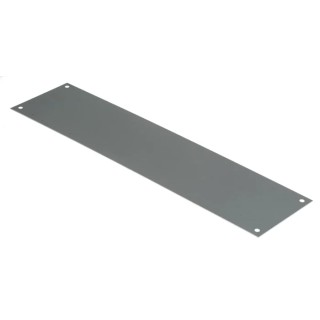 RS PRO Aluminium Screw Push Plate 300 mm x 75 mm, 1 mm Thickness 534-8975