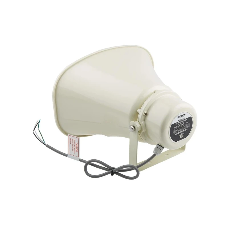 RS PRO 30W Beige Horn Speaker with IP66 Protection, 250 Hz to 16 kHz Frequency Range 535-0243