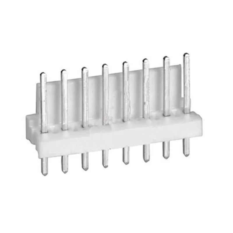 TE Connectivity MTA-100 Series Straight Through Hole Pin Header 8 Contacts 2.54 mm Pitch 1 Row Unshrouded 640454-8