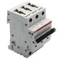 ABB System Pro M Compact S200M Miniature Circuit Breaker 3-Pole 63A Type B 440V AC 12V DC 10kA 2CDS273001R0635 S203M-B63