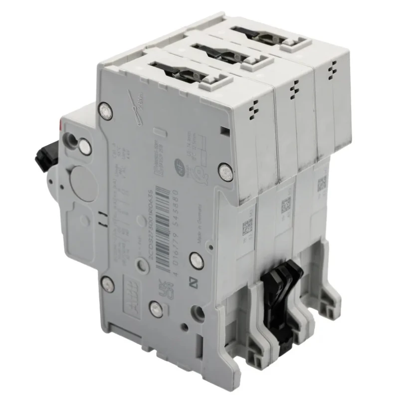 ABB System Pro M Compact S200M Miniature Circuit Breaker 3-Pole 63A Type B 440V AC 12V DC 10kA 2CDS273001R0635 S203M-B63