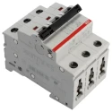 ABB System Pro M Compact Miniature Circuit Breaker 3-Pole 25A Type B 440V AC 12V DC 10 kA Breaking 2CDS273001R0255 S203M-B25