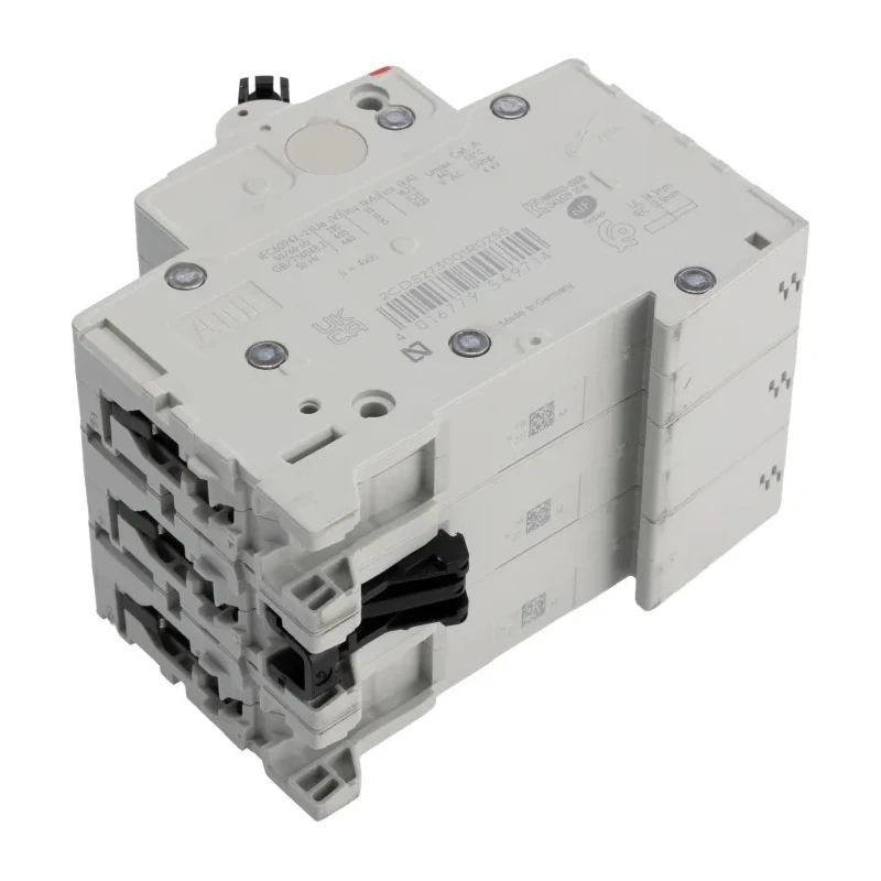 ABB System Pro M Compact Miniature Circuit Breaker 3-Pole 25A Type B 440V AC 12V DC 10 kA Breaking 2CDS273001R0255 S203M-B25
