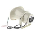 RS PRO 10W Beige Horn Speaker 315 Hz to 12.5 kHz Frequency Response IP66 10 Watt ABS Housing 535-0322