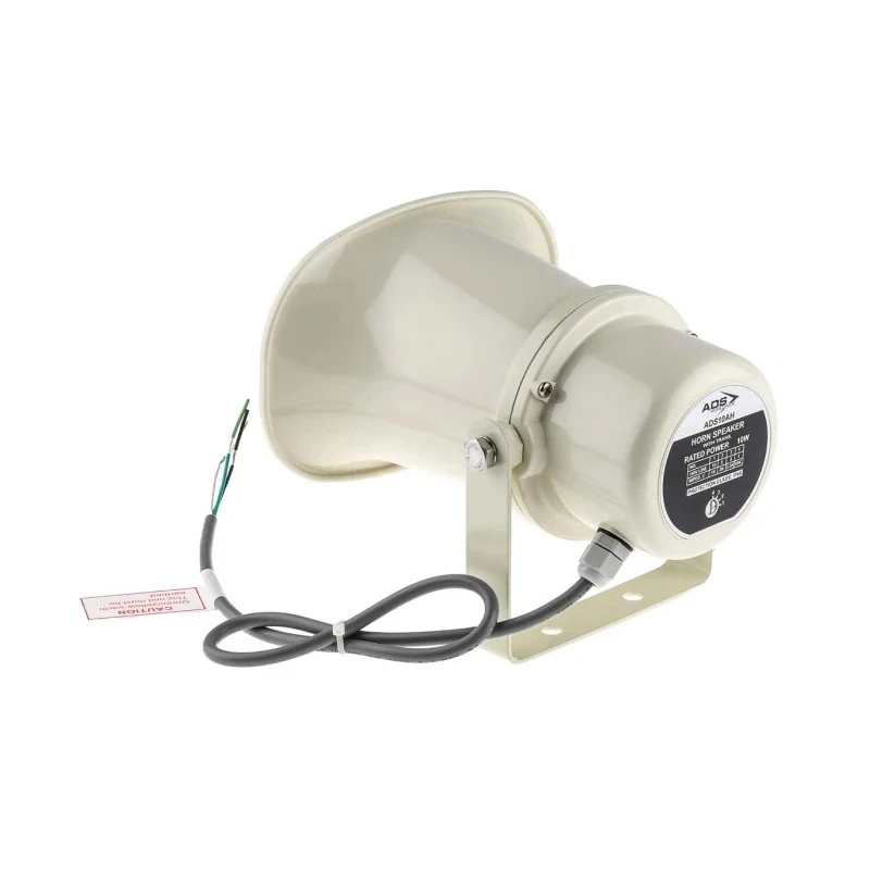 RS PRO 10W Beige Horn Speaker 315 Hz to 12.5 kHz Frequency Response IP66 10 Watt ABS Housing 535-0322
