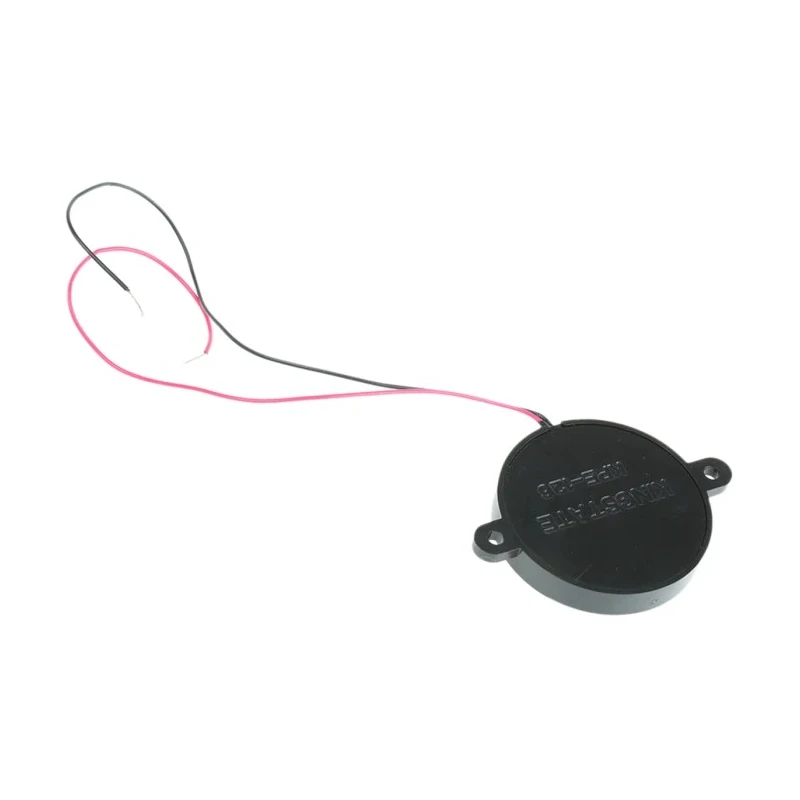 RS PRO 92 dB Panel Mount Continuous External 5.2 mm Height Piezo Buzzer Component 40 mm Length 30V ac Maximum 5358073P