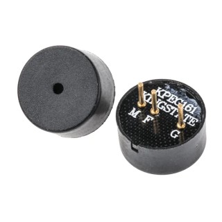 RS PRO 70 dB Through Hole Continuous Internal 7 mm Piezo Buzzer Component 3 V dc Min 16V dc Max 535-8146
