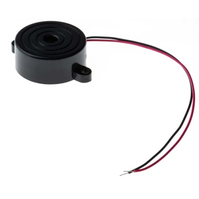 NEUTRAL Panel Mount Continuous Internal 85 dB 3-12 V DC 32 mm Diameter Piezo Buzzer 535-8275