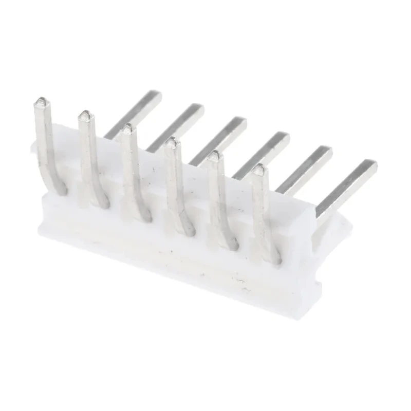 TE Connectivity MTA-100 Series Right Angle Through Hole Pin Header 6 Contacts 2.54 mm Pitch 1 Row Unshrouded 640457-6