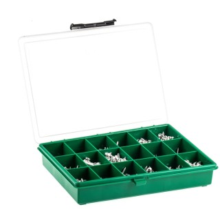 RS PRO Stainless Steel 890 Piece Pozidriv Drive Self-Tapping Screw/Bolt Kit 535-2362