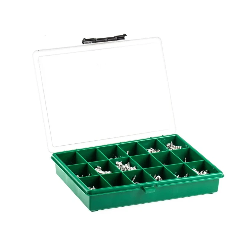 RS PRO Stainless Steel 890 Piece Pozidriv Drive Self-Tapping Screw/Bolt Kit 535-2362
