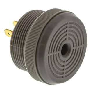RS Pro Panel Mount Slow Pulse Internal 76 dB Piezo Buzzer Component 6 V dc Min 28 V dc Max 5358405P