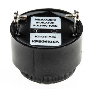 NEUTRAL 80 dB Panel Mount Slow Pulse Internal Piezo Buzzer Component 6 V dc Min 28 V dc Max 42.5 mm Diameter 33 mm 535-8499