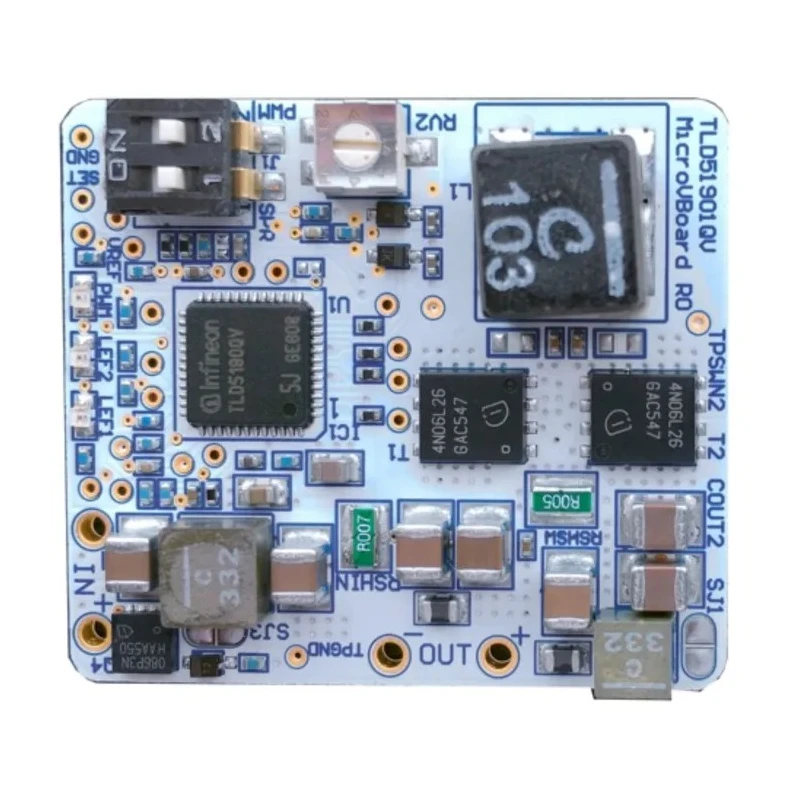 Infineon VOLT DEMO Buck-Boost Controller Evaluation Board for LITIX Power Flex and H-Bridge TLD5542-1 Controller TLD5190