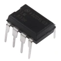 Texas Instruments Operational Amplifier 15 MHz, 2 Channels, 8-Pin MDIP Package LM833N/NOPB