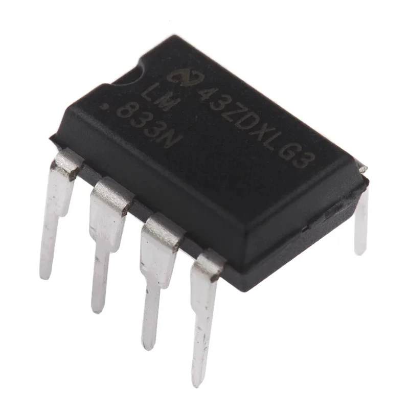 Texas Instruments Operational Amplifier 15 MHz, 2 Channels, 8-Pin MDIP Package LM833N/NOPB