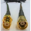 Mobilemark CA197/195 Series Coaxial Cable Female SMA to Female RP SMA 5 m 50 Ω CA197
