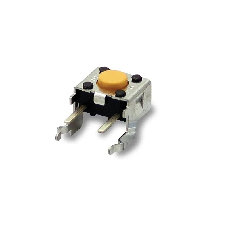 Omron Ivory Plunger Tactile Switch SPST 50mA Through Hole Mount 6mm Actuator IP00 