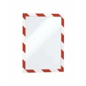 Durable Red, White A4 Wall-Mount Frame, 375 mm Height, 236 mm Width 4944132