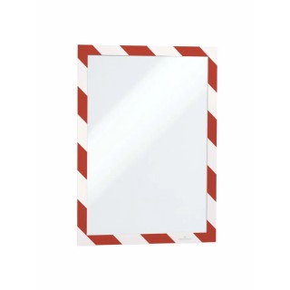 Durable Red, White A4 Wall-Mount Frame, 375 mm Height, 236 mm Width 4944132