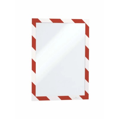 Durable Red, White A4 Wall-Mount Frame, 375 mm Height, 236 mm Width 4944132