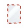 Durable Red, White A4 Wall-Mount Frame, 375 mm Height, 236 mm Width 4944132
