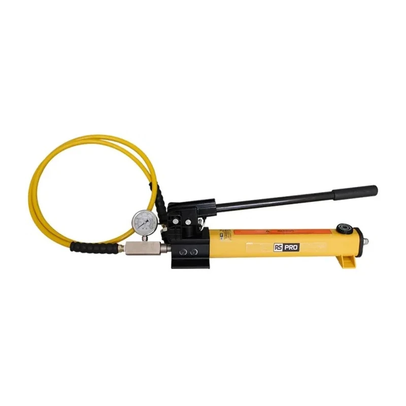 RS Pro Hydraulic Hand Pump 0.901 L Usable Oil Capacity, 25.4 mm Cylinder Stroke, 700 bar Maximum Operating Pressure 234-9582