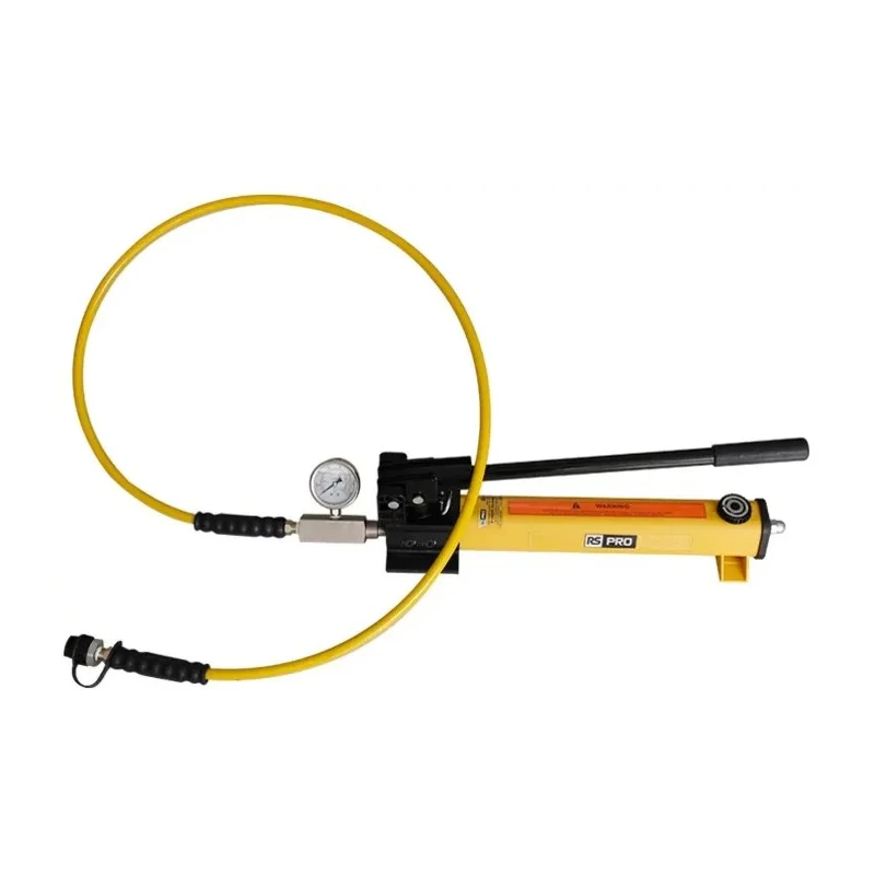 RS Pro Hydraulic Hand Pump 0.901 L Usable Oil Capacity, 25.4 mm Cylinder Stroke, 700 bar Maximum Operating Pressure 234-9582