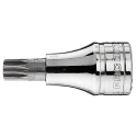Facom 1/2 in Drive 6 mm Bit Square Socket, Bright Chrome with Phosphate Finish, Chrome Vanadium Steel, 60mm Overall SV.6B