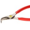 Facom 1-Piece Internal Bent Jaw Circlip Plier with Comfort Grip, Steel, 290mm Overall Length, VDE/1000V Approved 197A.32