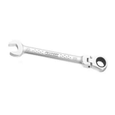Facom Combination Ratchet Spanner Satin Chrome, 142mm Overall Length, 3/8 in 467F.3/8