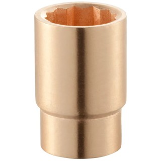 Facom 3/4 in Drive 2 in 12 Point Square Socket, 70 mm Overall Length K.2PSR