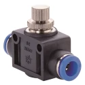 RS PRO Straight Union Speed Controller Pneumatic Connector 10 mm 0-10 bar Pressure Range 235-1197