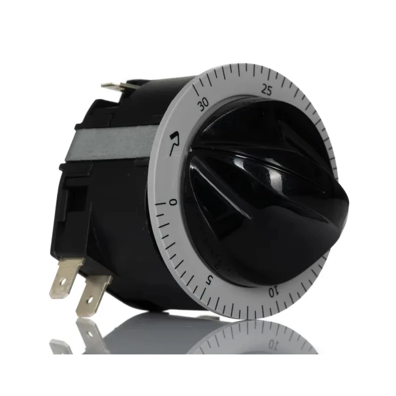 Coupatan 72039 Series Panel Timer Relay 250V AC, 0 to 30 min Time Range, DPDT Contact Configuration 16A Contact 536-2555