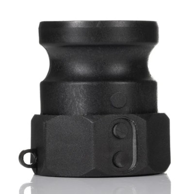 RS PRO Hose Connector 2 in ID, Polypropylene Body, Black Color, Maximum Operating Pressure 10 bar 200A-DIN-PG