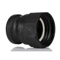 RS PRO Hose Connector 2 in ID, Polypropylene Body, Black Color, Maximum Operating Pressure 10 bar 200A-DIN-PG