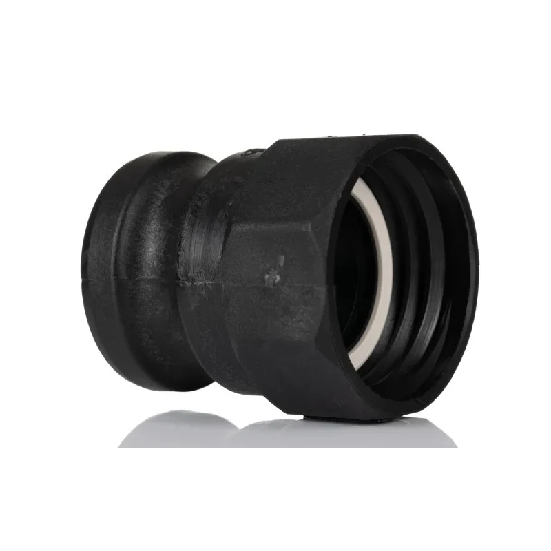 RS PRO Hose Connector 2 in ID, Polypropylene Body, Black Color, Maximum Operating Pressure 10 bar 200A-DIN-PG
