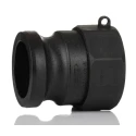 RS PRO Hose Connector 2 in ID, Polypropylene Body, Black Color, Maximum Operating Pressure 10 bar 200A-DIN-PG