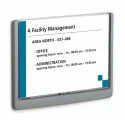 Durable Grey A5 Wall Mount Document Display 148.5 mm Height 210 mm Width 486637