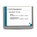 Durable Grey A5 Wall Mount Document Display 148.5 mm Height 210 mm Width 486637