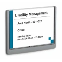 Durable Grey A5 Wall Mount Document Display 148.5 mm Height 210 mm Width 486637