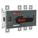ABB 4-Pole Surface Mount Switch Disconnector OT Series, IP00, Black Handle, 0A 