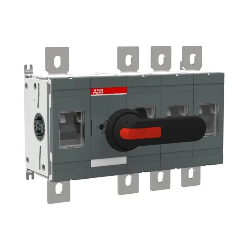 ABB 4-Pole Surface Mount Switch Disconnector OT Series, IP00, Black Handle, 0A 